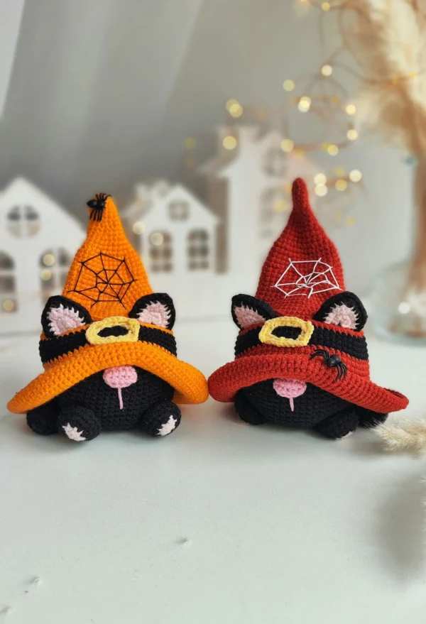 Black Cat Gnome Crochet Pattern - Image 3