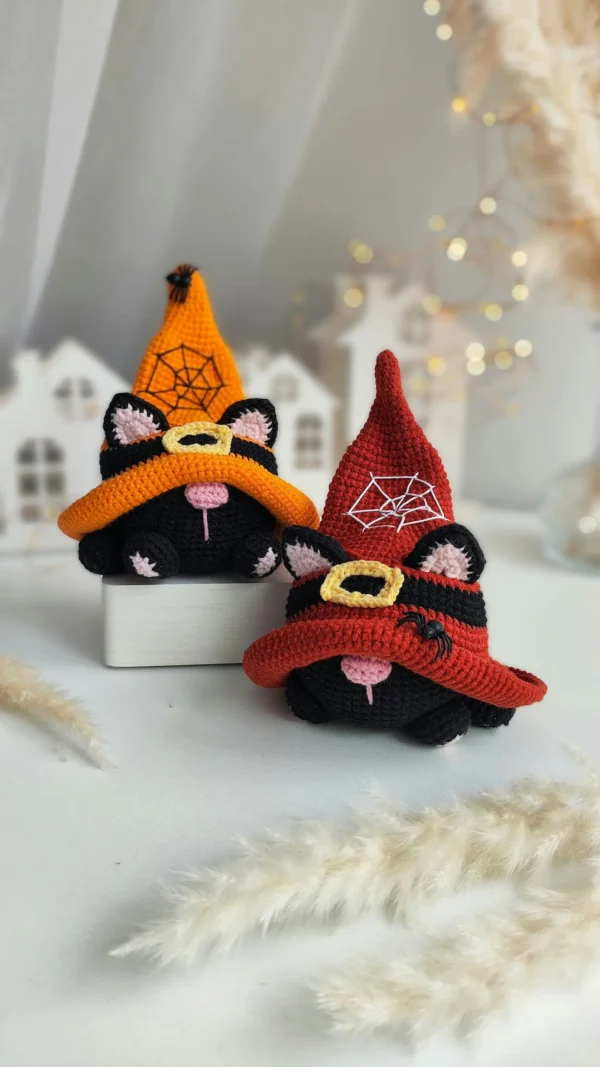 Black Cat Gnome Crochet Pattern - Image 4