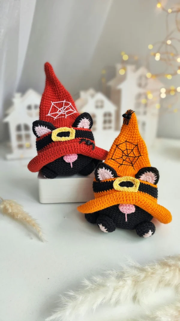 Black Cat Gnome Crochet Pattern - Image 5