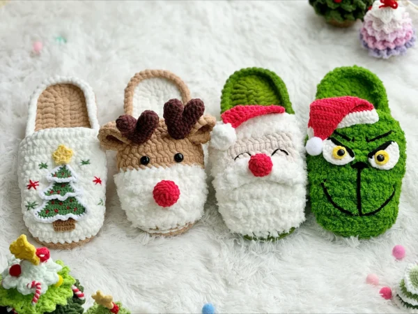 Crochet Grinch Slipper Pattern - Image 2