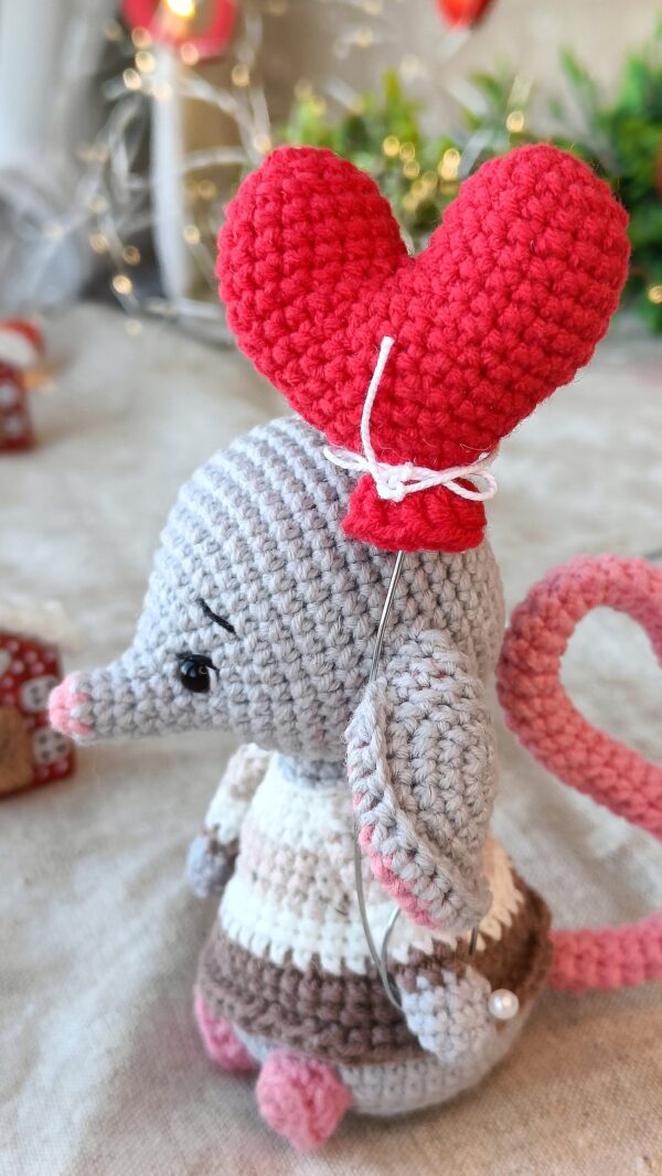 Amigurumi Keychain Valentine - Image 4