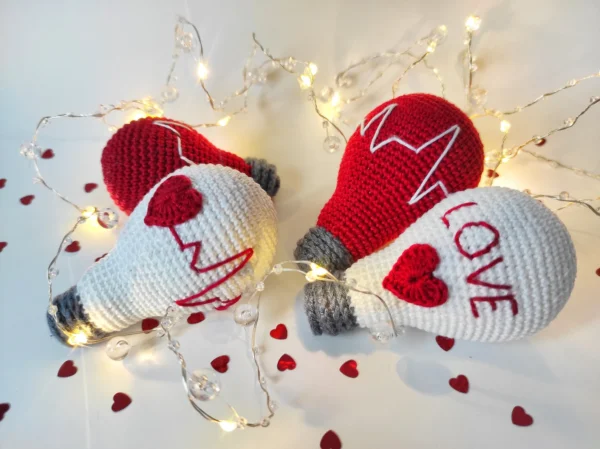 Valentines Day Decor Crochet